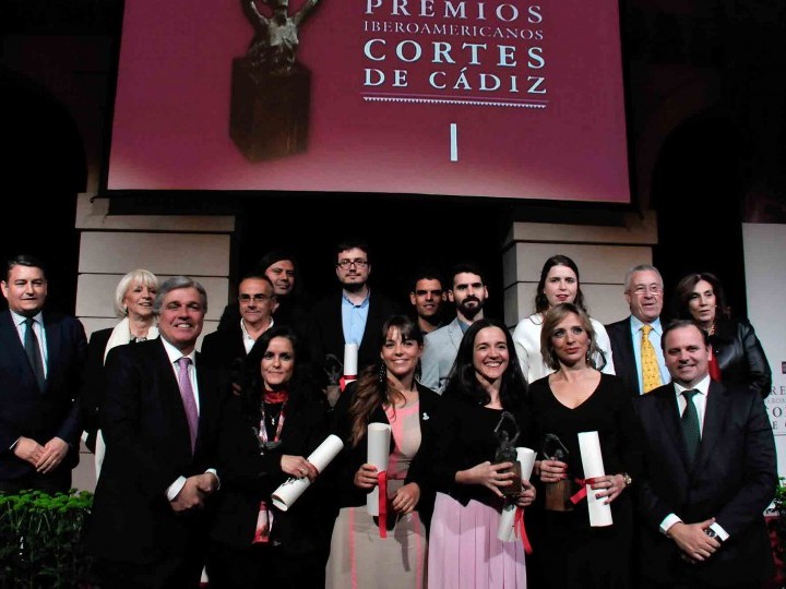 Los Premios Cortes de Cádiz 2015 reúnen talento y valía en la Casa de Iberoamérica