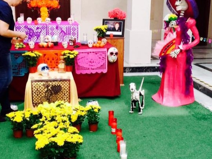 Los mexicanos celebran el Día de Muertos en la Casa de Iberoamérica