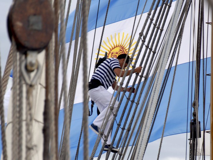 La Fragata Libertad de Argentina regresa a Cádiz