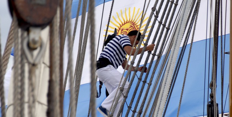 La Fragata Libertad de Argentina regresa a Cádiz